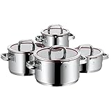 WMF Function 4 - Batería de cocina 4 piezas con tapas con 4...