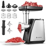 Aobosi Picadora de Carne Eléctrica, 1200W Max, 3 in 1...